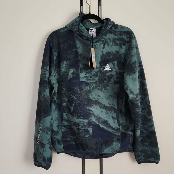 Nike ACG MEN Wolf Tree Allover Print Pullover Hoodie size XS new with tag - Picture 9 of 16